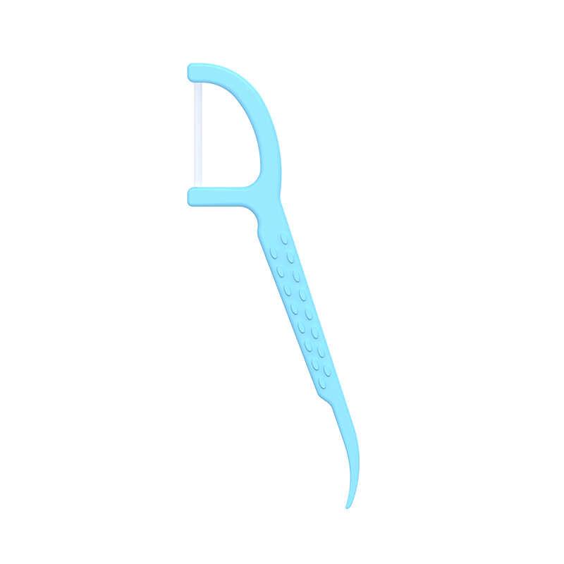 O ISO aprovou o palito plástico do ABS da picareta do fio dental do sabor da hortelã com fio dental