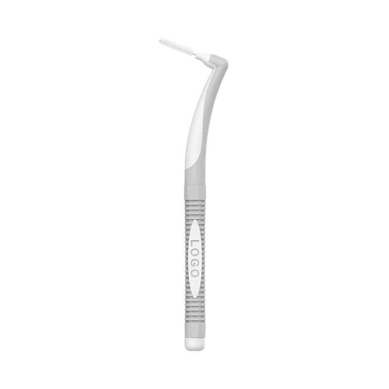 Escova interdental de fio de aço inoxidável em forma de L para limpeza de dentes, escovas interdentais ecológicas podem ser personalizadas de acordo com seu padrão